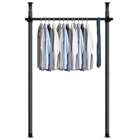 Armoire de Rangement d'Angle en Métal pour Chambre d'Enfant avec Porte-Vêtements Suspendus, Petite Armoire Pliante Mobile en Acier pour Optimiser l'Espace