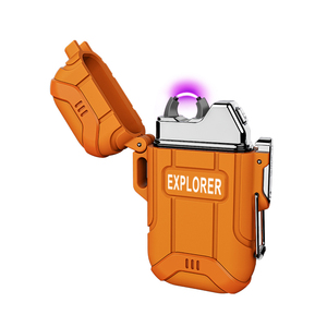 Grand Briquet <span class=keywords><strong>Plasma</strong></span> USB en Forme d'ARC, Électrique, en Plastique, Étanche IP56, Coupe-Vent, Portable, Rechargeable, pour Camping et Barbecue en Extérieur - Product Image 2