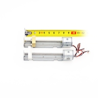 Moteur pas à pas linéaire micro DC avec glissière en plastique et vis de traduction, petit moteur pas à pas linéaire avec angle de pas de 18 degrés