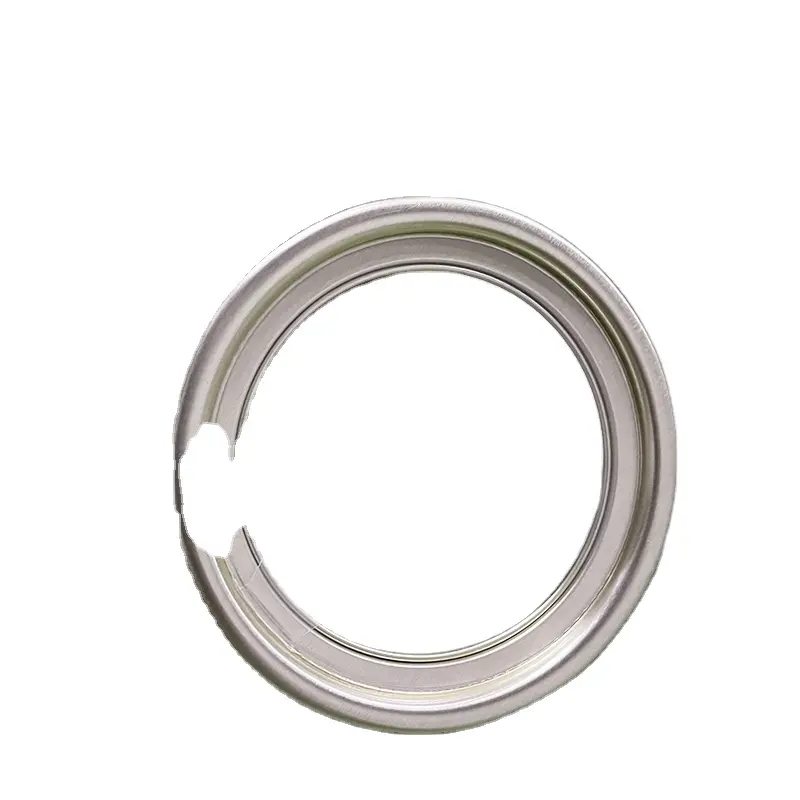 Transparent aluminum ring easy to tear cover printable plastic film cover Sealing cover perspective aluminum ring