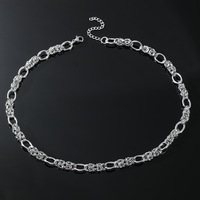 Collier ras du cou à chaîne torsadée en acier inoxydable pour hommes, bijoux tendance de style Hip Hop avec pendentifs et breloques