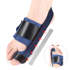 Séparateur d'orteils réglable pour <span class=keywords><strong>hallux</strong></span> <span class=keywords><strong>valgus</strong></span>, correcteur de pied d'oie, attelle orthopédique de <span class=keywords><strong>nuit</strong></span>, redresseur d'orteils en nylon - Product Image 2