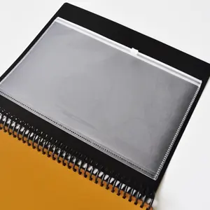 24 Pocket Spiral Subject Organizer With 12 Tabs Binder Organizer With Customizable Cover And Erasable Write On Tabs For Paper