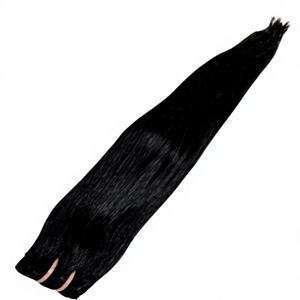 Cabello Humano Natural Indio de un Solo Donante, 100g, Grado 12A, Cabello Virgen Remy Sin Procesar, Mechones Dobles Cosidos a Máquina - Product Image 1