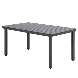 Al aire libre <span class=keywords><strong>de</strong></span> Metal conjunto mesa <span class=keywords><strong>de</strong></span> comedor silla en China <span class=keywords><strong>de</strong></span> Patio <span class=keywords><strong>de</strong></span> <span class=keywords><strong>aluminio</strong></span> <span class=keywords><strong>muebles</strong></span> 7 pieza con apilables sillas del Patio - Product Image 5