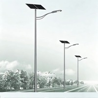 Poste de Luz de Calle de Acero Galvanizado en Caliente, 6M 8M 10M 12M, Poste de Lámpara Cónico para Proyecto de Iluminación Solar Vial