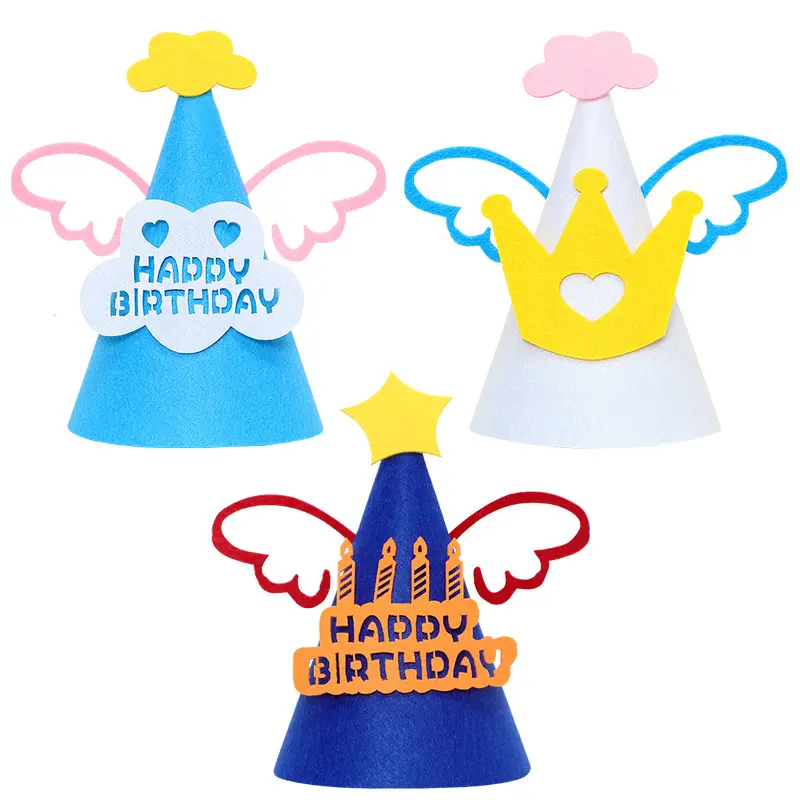 หมวกวันเกิดมงกุฎอุปกรณ์งานเลี้ยง,ปีกนางฟ้าออกแบบสำหรับเด็กผู้ใหญ่หมวกวันเกิด