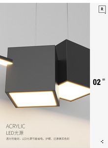 โคมไฟเพดาน LED แบบมินิมอล แสงสีขาวเย็น 1000*170 มม. สำหรับห้องนั่งเล่น พร้อมฝาครอบกระดาษ ค่า CRI สูง 90 Ra90 - Product Image 3