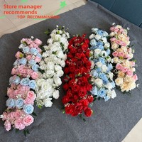 Guirlandes florales en soie artificielle pour arrangements de bouquets de mariage, murs de roses, arches nuptiales, et guirlandes décoratives d'hortensias et de dahlias