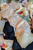 Soutiens-gorge d'occasion en gros pour femmes, en polyester et coton, avec dentelle florale, sous-vêtements d'hiver, lots mixtes pour adultes