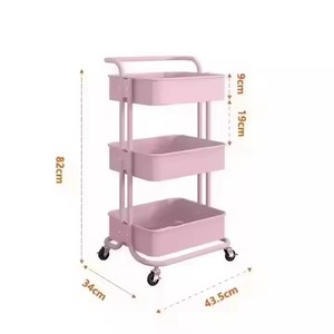 Carrito Multifuncional de Alta Calidad y Lujo, Moderno, para Salones de Belleza, Cocinas, Dormitorios, Baños, con Opción de Múltiples Niveles - Product Image 2