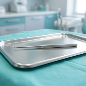 <b>HOUSE</b>-ROSEN NEEDLES SLIGHTLY CVD DEL TIP Stainless Steel Manual 6 1/2IN. (16.5CM) Basis Surgical Instruments CE Certified Class - Product Image 2