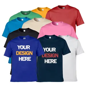 180G Combed 코 튼 셔츠 사용자 정의 로고 느슨한 맞는 남자 tshirt 로고 인쇄 sx-5xl 플러스 크기 T 셔츠 사용자 정의 인쇄