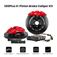 Pinza de Freno TEI S60 PLUS de 6 Pistones BBK, Disco de Rotor de 378x32mm, Kit de Rotor de Frenos Delanteros de 19 Pulgadas para BMW X3