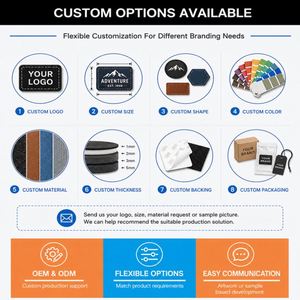 No Minimum Custom 3D Soft PVC 3M logo Heat Press Embossed Custom PVC Handgun Embroidery Patches <b>velcro</b> Rubber Patch Iron on - Product Image 6