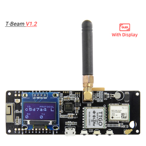 บอร์ดพัฒนา LILYGO T-Beam V1.2 พร้อมจอ OLED 0.96 นิ้ว โมดูล ESP32 LoRa ระบบนำทาง GPS NEO-6M หน่วยความจำแฟลช 4MB หน่วยความจำ PSRAM 8MB สำหรับการเชื่อมต่อไร้สาย RF - Product Image 1