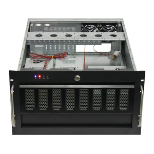 Châssis de serveur 6U Boîtier de serveur Boîtier de montage en rack Boîtier d'ordinateur en métal avec 6 baies et ventilateurs préinstallés - Product Image 2