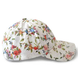 Gorro con estampado floral, diseño de flores pequeñas, moda de primavera y verano, ligero, transpirable, ajustable, gorra para mujer - Product Image 1