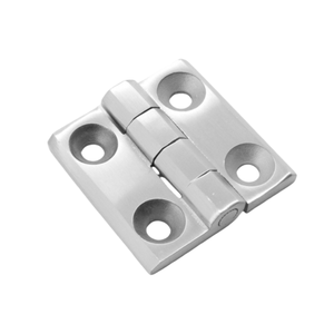 AOBO 50x50 Нержавеющая сталь 180 градусов литой плоский прикладом шарнирный винт на бисагре с 4 отверстиями для силового шкафа - Product Image 1