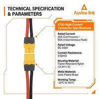 Câble Assemblé Personnalisé Fiche Mâle-Femelle Amass XT60 Connecteur XT30 XT90 XT120 Câble XT60