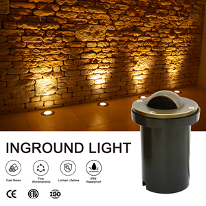 Projecteur encastré LED basse tension RGL-8802, étanche IP65, pour extérieur, jardin, <span class=keywords><strong>terrasse</strong></span>, encastré dans le <span class=keywords><strong>sol</strong></span> - Product Image 1