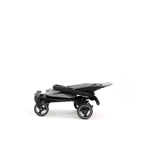 Poussette de bébé compacte de luxe 6-en-1 pliée à une main et portable avec matériau en tissu pour les voyages en avion des nouveau-nés et des enfants