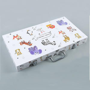 Ensemble de peinture de luxe de 104 pièces, stylos aquarelle, surligneurs, crayons effaçables, marqueurs, cadeau pour enfants, ensemble d'art de peinture - Product Image 5