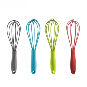 Batidora de Huevos de Silicona Portátil de 6 Pulgadas para Niños, Batidora Manual Multiusos para Crema y Repostería, Herramienta de Cocina - Product Image 1