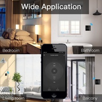Interrupteur intelligent pour rideaux Tuya Wifi, panneau tactile en verre électrique contrôlé à distance, interrupteur pour stores, volets