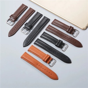 Correas de reloj de cuero genuino, correas de repuesto para reloj de pulsera de piel de becerro, 18mm, 20mm, 22mm, 24mm, accesorios para reloj, correa de reloj suave para hombres y mujeres - Product Image 4