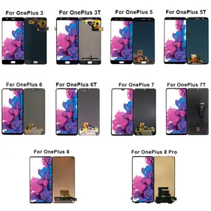 प्रदर्शन के लिए OnePlus 2 3 5 6 7 8 एलसीडी टच स्क्रीन Digitizer के लिए Oneplus 3 टी 5 टी 6 टी 7 टी 8Pro मोबाइल फोन प्रतिस्थापन भागों विधानसभा