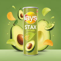 Patatas Fritas de Camote Halal al por Mayor Lays en Lata 90g Crujientes Saladas Frutas y Verduras Exóticas Snacks a Granel