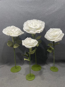 Set di 4 Fiori <span class=keywords><strong>Giganti</strong></span> 3D in Schiuma <span class=keywords><strong>Blu</strong></span> per Decorazione di Sfondo Matrimoniale, Fiori <span class=keywords><strong>Giganti</strong></span> per San Valentino - Product Image 5