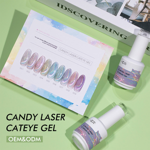 Caixuan <span class=keywords><strong>nails</strong></span> Art productos suministros geles salón manicura caramelo láser UV gato ojo gel polaco - Product Image 1