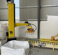 Manipulateur de colonne entièrement automatique, stable et durable, robot collaboratif universel PLC pour sacs de farine de riz, palettiseur robuste pour charges lourdes