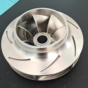 Прецизионная пятиосевая обработка с ЧПУ для изготовления деталей турбинного рабочего колеса из нержавеющей стали на заказ, производство сложных компонентов - Product Image 1