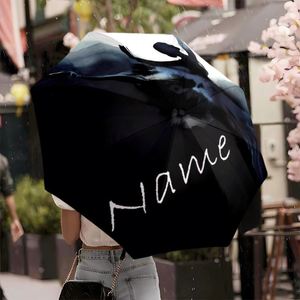 1 Parapluie Pliant Personnalisé avec Nom de Danseuse, Sans Minimum de Commande, Cadeau de Danse Personnalisé, Impression UV, Commande Unique, Ombrello Personnalisato - Product Image 2