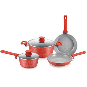 Ensemble <span class=keywords><strong>de</strong></span> casseroles et poêles <span class=keywords><strong>de</strong></span> cuisine <span class=keywords><strong>de</strong></span> luxe <span class=keywords><strong>de</strong></span> haute qualité, en aluminium épais, avec revêtement antiadhésif <span class=keywords><strong>Tefal</strong></span>, pour cuisson à induction, wok vert - Product Image 1