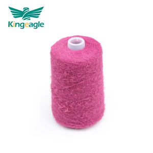 Grosir Pabrik Kingeagle benang rambut Mink poliester 7-8NM 100% kustom untuk rajutan - Product Image 3