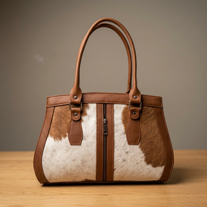 B.S INTERNATIONAL Lightweight Goat Leather Custom Made Large Capacity Zipper Closure Waterproof Vintage Style Women's Handbags - Product Image 3
