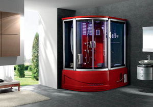 Cabina <span class=keywords><strong>de</strong></span> Ducha <span class=keywords><strong>de</strong></span> <span class=keywords><strong>Vapor</strong></span> Independiente Moderna <span class=keywords><strong>de</strong></span> Acrílico <span class=keywords><strong>con</strong></span> <span class=keywords><strong>Hidromasaje</strong></span>, 8 Jets, Cascada LED y Spa, Garantía <span class=keywords><strong>de</strong></span> 3 Años - Product Image 4