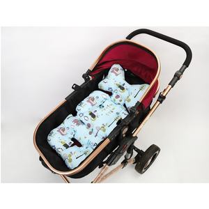 Portabebés Cochecito de bebé Almohadilla gruesa Cubierta de asiento de coche Infantil Reversible Algodón Recién nacido <span class=keywords><strong>Cabeza</strong></span> Cuerpo Soporte Cojín - Product Image 3