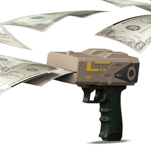 Đảng hộp đêm Súng Điện nguồn mới lạ nhựa súng tiền mới lạ Tiền súng bắn súng với 50 Prop tiền - Product Image 1