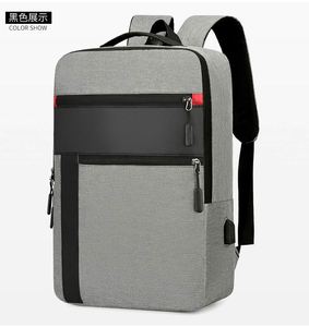 Unisex Breathable Waterproof Wear Resistant Travel Backpack with USB and Polyester Lining Lightweight <b>Computer</b> <b>Bag</b> for Students - Product Image 2