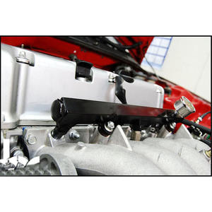 RACING MAX SPEED K-Serie Heavy Black Rail Kit für K20/K24 Rennwagen High-Flow Injection Fuel Rail Aluminium FR-05-BK Neu - Product Image 6