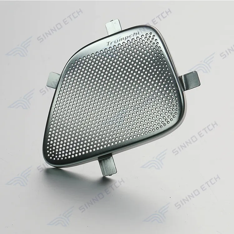 Customized auto perforated speaker grill photo etching Metal Mesh aluminum speaker mesh