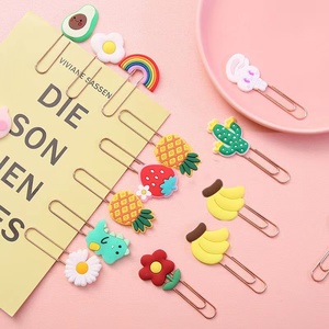 Clips en caoutchouc personnalisés, 50 pièces, bon marché, PVC, pour livres, Logo personnalisé - Product Image 4