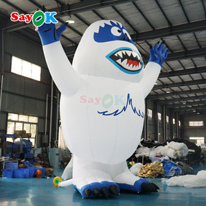 <span class=keywords><strong>Dessin</strong></span> <span class=keywords><strong>animé</strong></span> gonflable géant Sayok Abominable bonhomme de neige <span class=keywords><strong>Yeti</strong></span> Inflatables avec souffleur d'air CE - Product Image 3