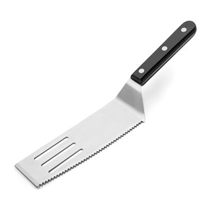 Spatola dentellata in acciaio inossidabile con design a fessure per cucinare e infornare - Product Image 1