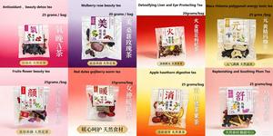 Çin Premium El Yapımı Karışık Doğal Bitkisel Çiçek Meyve Çayı Şekersiz Çoklu Faydalı Bitki Çayı Özel Etiket - Product Image 5